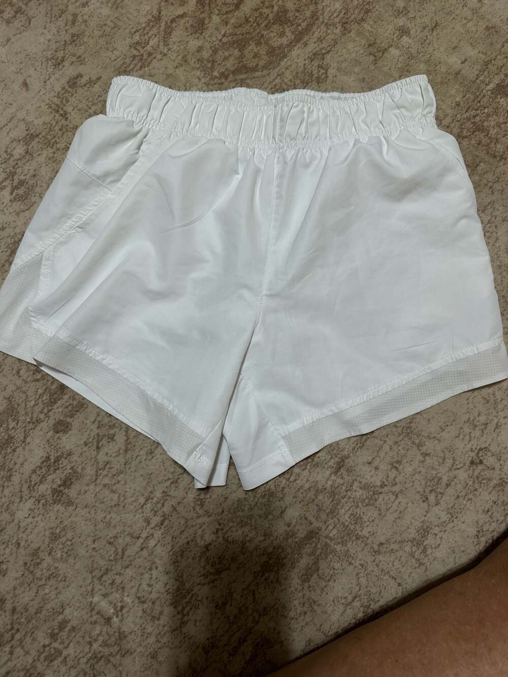 Athletic Works Running Shorts Size S (4-6) White Lined Athletic